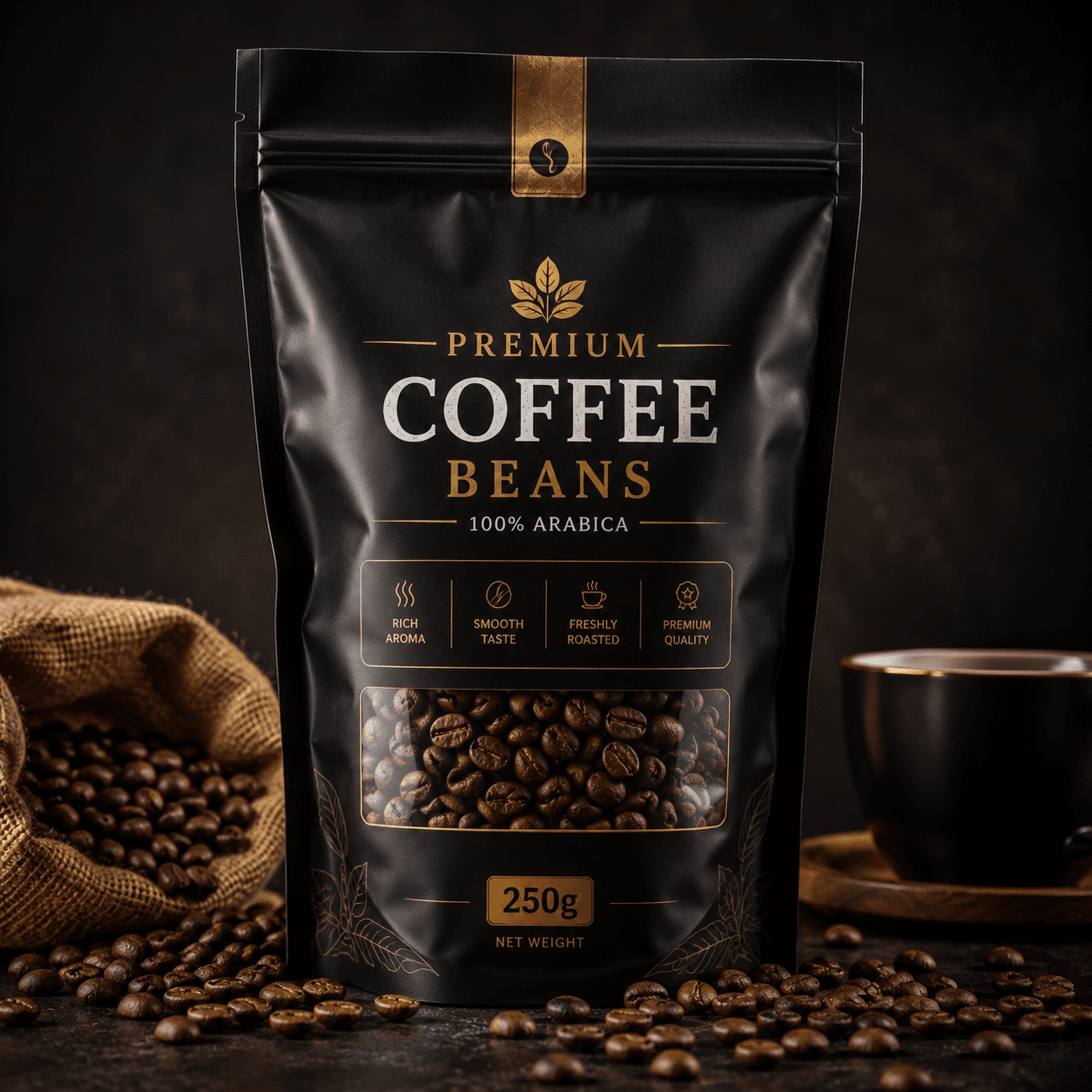Premium Coffee Beans 250g